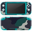 igsticker Nintendo Switch Lite 専用 デザインスキンシール 全面 ニンテンドー スイッチ ライト 専用 ゲーム機 カバー アクセサリー フィルム ステッカー エアフリー 003784 迷彩 カモフラ 模様(2)