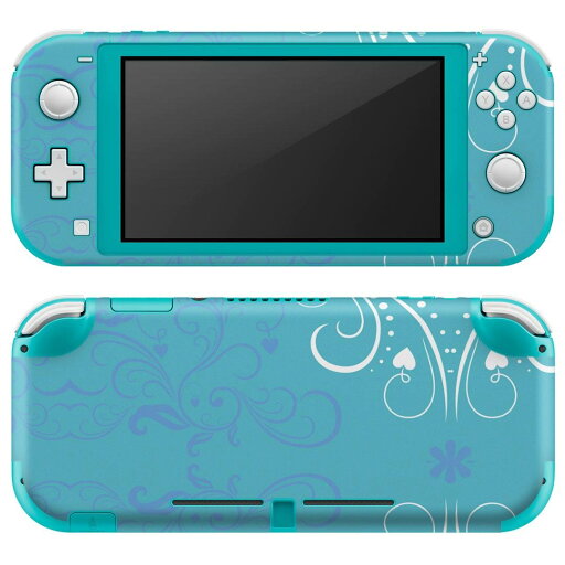 igsticker Nintendo Switch Lite 専用 デザインスキンシール 全面 ニンテンドー スイッチ ライト 専用 ゲーム機 カバー アクセサリー フィルム ステッカー エアフリー 003830 模様 エレガント 青 igsticker Nintendo Switch Lite 専用 デザインスキンシール 全面 ニンテンドー スイッチ ライト 専用 ゲーム機 カバー アクセサリー フィルム ステッカー エアフリー 003830 模様 エレガント 青