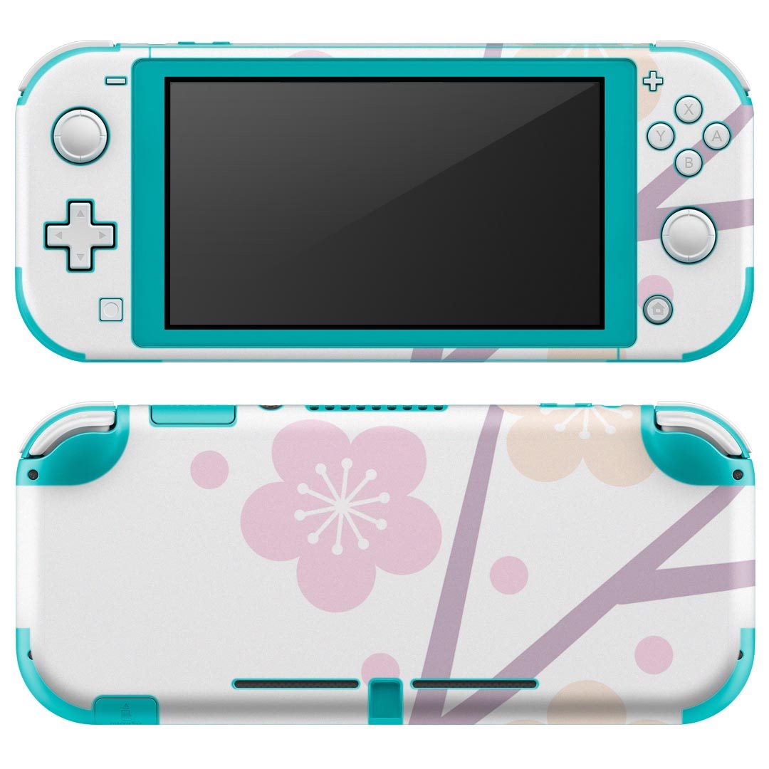 igsticker Nintendo Switch Lite 専用 デザインスキンシール 全面 ニンテンドー スイッチ ライト 専用 ゲーム機 カバー アクセサリー フィルム ステッカー エアフリー 003845 桜　花　ピンク