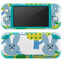 igsticker Nintendo Switch Lite 専用 デザインスキンシール 全面 ニンテンドー スイッチ ライト 専用 ゲーム機 カバー アクセサリー フィルム ステッカー エアフリー 003932 うさぎ 動物 キャラクター(2)