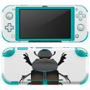 igsticker Nintendo Switch Lite 専用 デザインスキンシール 全面 ニンテンドー スイッチ ライト 専用 ゲーム機 カバー アクセサリー フィルム ステッカー エアフリー 020025 虫 虫 Dung Beetle フンコロガシ(2)