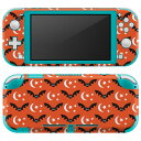 igsticker Nintendo Switch Lite 専用 デザインスキンシール 全面 ニンテンドー スイッチ ライト 専用 ゲーム機 カバー アクセサリー フィルム ステッカー エアフリー 020097 ハロウィン Halloween