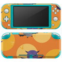 igsticker Nintendo Switch Lite 専用 デザインスキンシール 全面 ニンテンドー スイッチ ライト 専用 ゲーム機 カバー アクセサリー フィルム ステッカー エアフリー 020098 ハロウィン Halloween