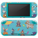 igsticker Nintendo Switch Lite 専用 デザインスキンシール 全面 ニンテンドー スイッチ ライト 専用 ゲーム機 カバー アクセサリー フィルム ステッカー エアフリー 020099 ハロウィン Halloween