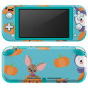 igsticker Nintendo Switch Lite 専用 デザインスキンシール 全面 ニンテンドー スイッチ ライト 専用 ゲーム機 カバー アクセサリー フィルム ステッカー エアフリー 020100 ハロウィン Halloween