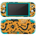 igsticker Nintendo Switch Lite 専用 デザインスキンシール 全面 ニンテンドー スイッチ ライト 専用 ゲーム機 カバー アクセサリー フィルム ステッカー エアフリー 020111 ハロウィン Halloween