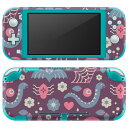 igsticker Nintendo Switch Lite 専用 デザインスキンシール 全面 ニンテンドー スイッチ ライト 専用 ゲーム機 カバー アクセサリー フィルム ステッカー エアフリー 020114 ハロウィン Halloween