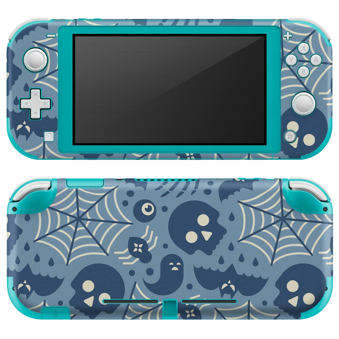 igsticker Nintendo Switch Lite 専用 デザインスキンシール 全面 ニンテンドー スイッチ ライト 専用 ゲーム機 カバー アクセサリー フィルム ステッカー エアフリー 020115 ハロウィン Halloween