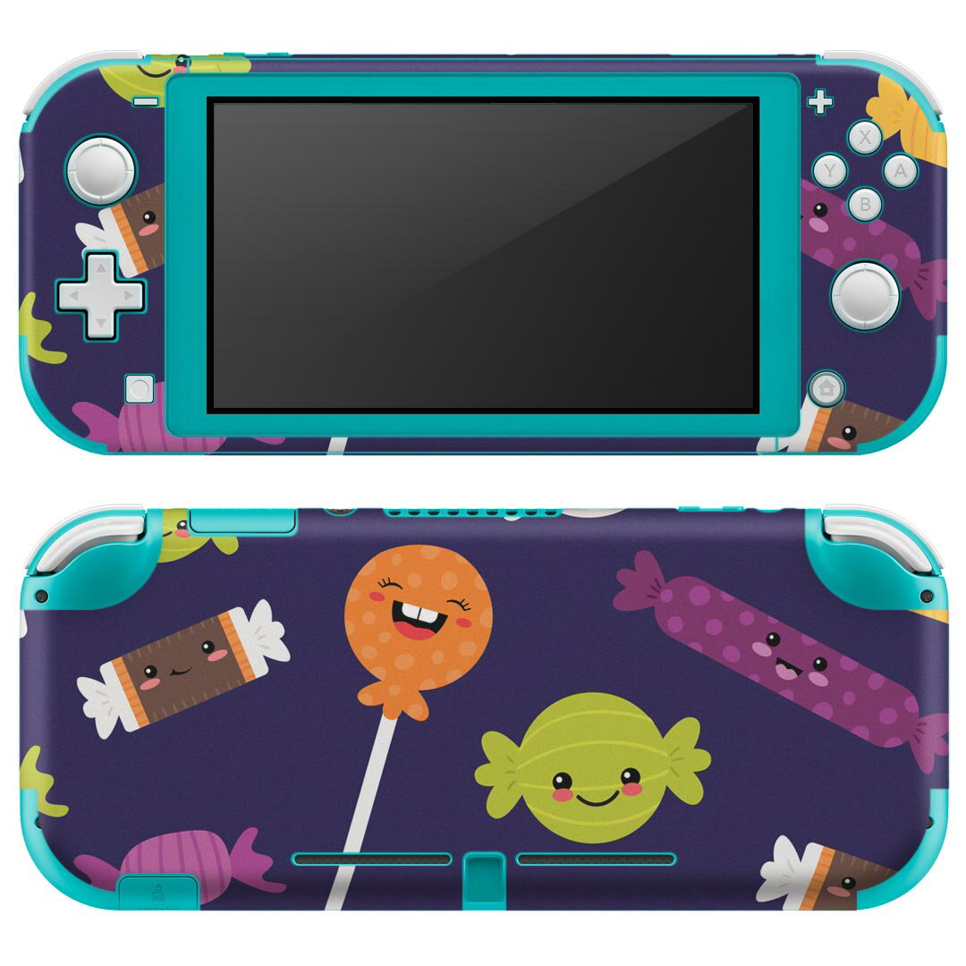 igsticker Nintendo Switch Lite 専用 デザインスキンシール 全面 ニンテンドー スイッチ ライト 専用 ゲーム機 カバー アクセサリー フィルム ステッカー エアフリー 020116 ハロウィン Halloween