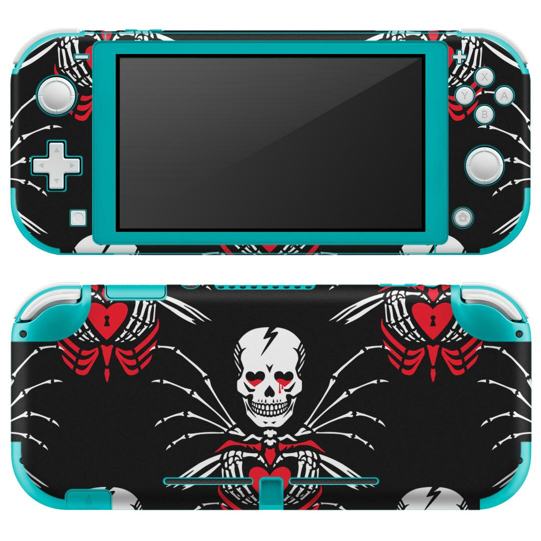 igsticker Nintendo Switch Lite 専用 デザインスキンシール 全面 ニンテンドー スイッチ ライト 専用 ゲーム機 カバー アクセサリー フィルム ステッカー エアフリー 020132 ハロウィン Halloween