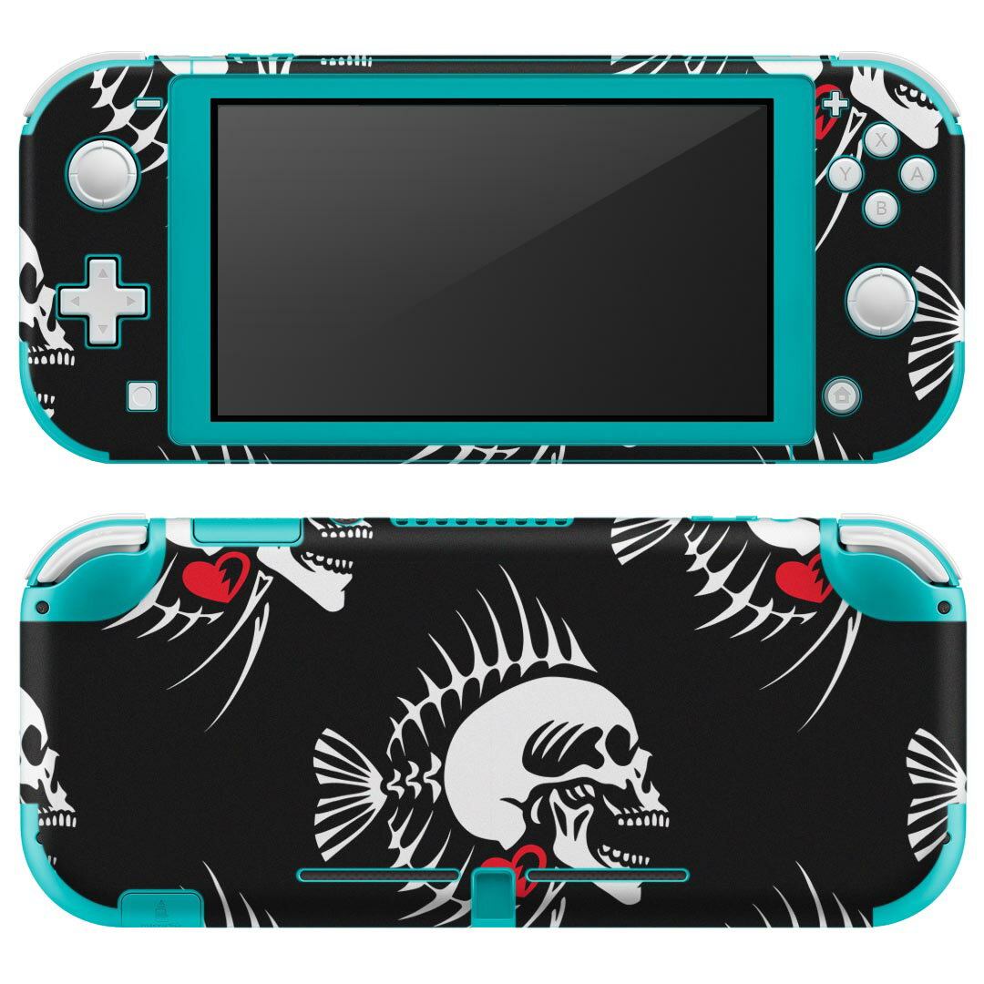 igsticker Nintendo Switch Lite 専用 デザインスキンシール 全面 ニンテンドー スイッチ ライト 専用 ゲーム機 カバー アクセサリー フィルム ステッカー エアフリー 020133 ハロウィン Halloween