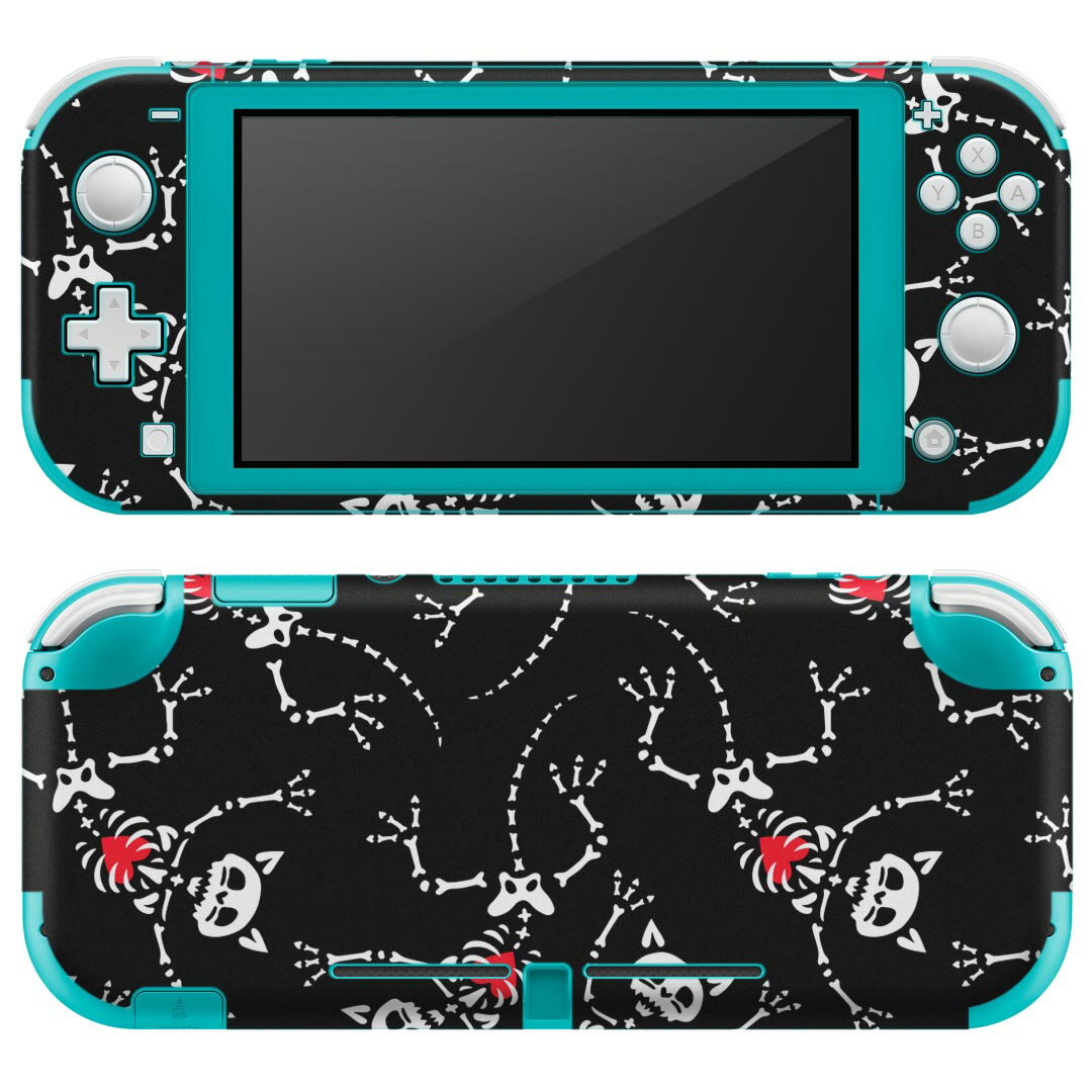 igsticker Nintendo Switch Lite 専用 デザインスキンシール 全面 ニンテンドー スイッチ ライト 専用 ゲーム機 カバー アクセサリー フィルム ステッカー エアフリー 020139 ハロウィン Halloween