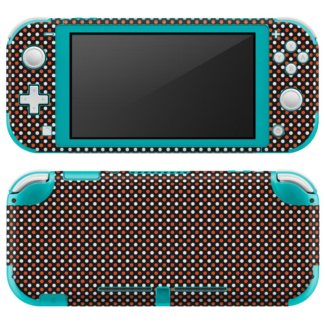 igsticker Nintendo Switch Lite 専用 デザインスキンシール 全面 ニンテンドー スイッチ ライト 専用 ゲーム機 カバー アクセサリー フィルム ステッカー エアフリー 020144 ドット
