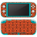 igsticker Nintendo Switch Lite 専用 デザインスキンシール 全面 ニンテンドー スイッチ ライト 専用 ゲーム機 カバー アクセサリー フィルム ステッカー エアフリー 020149 ハロウィン Halloween