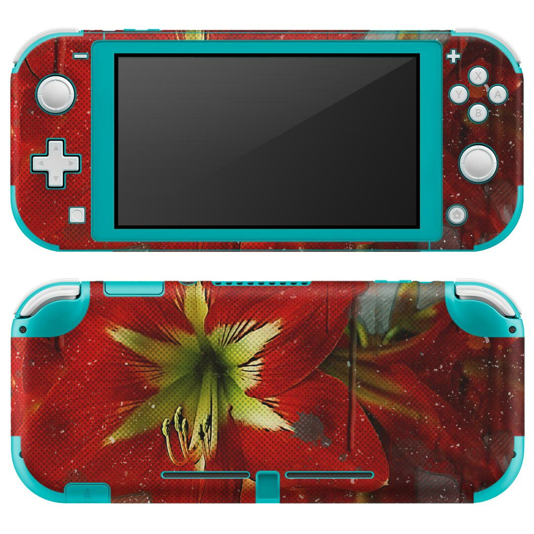 igsticker Nintendo Switch Lite 専用 デザインスキンシール 全面 ニンテンドー スイッチ ライト 専用 ゲーム機 カバー アクセサリー フィルム ステッカー エアフリー 022855 写真 花 フラワー
