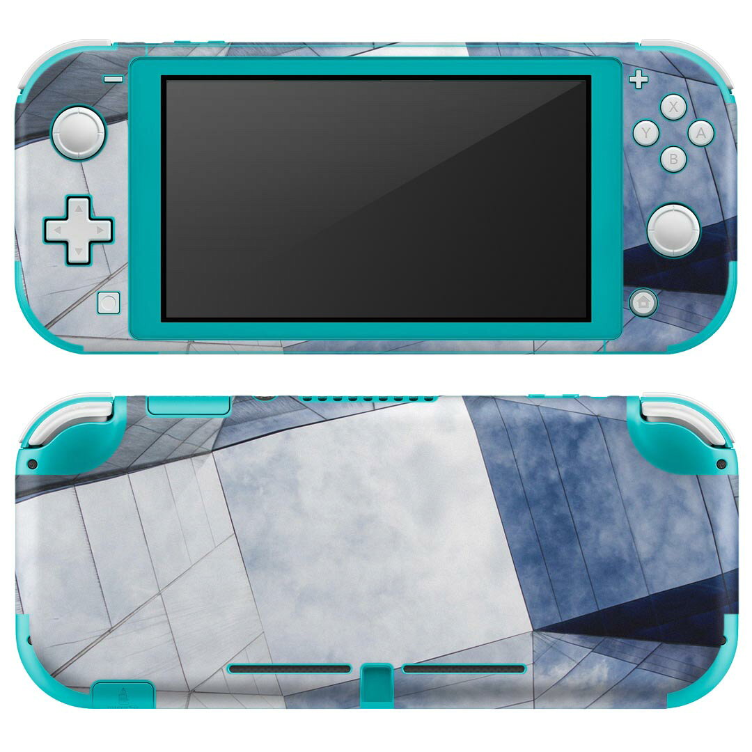 igsticker Nintendo Switch Lite 専用 デザインスキンシール 全面 ニンテンドー スイッチ ライト 専用 ゲーム機 カバー アクセサリー フィルム ステッカー エアフリー 022882 建築物　写真