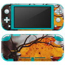igsticker Nintendo Switch Lite 専用 デザインスキンシール 全面 ニンテンドー スイッチ ライト 専用 ゲーム機 カバー アクセサリー フィルム ステッカー エアフリー 022909 秋 葉っぱ 紅葉