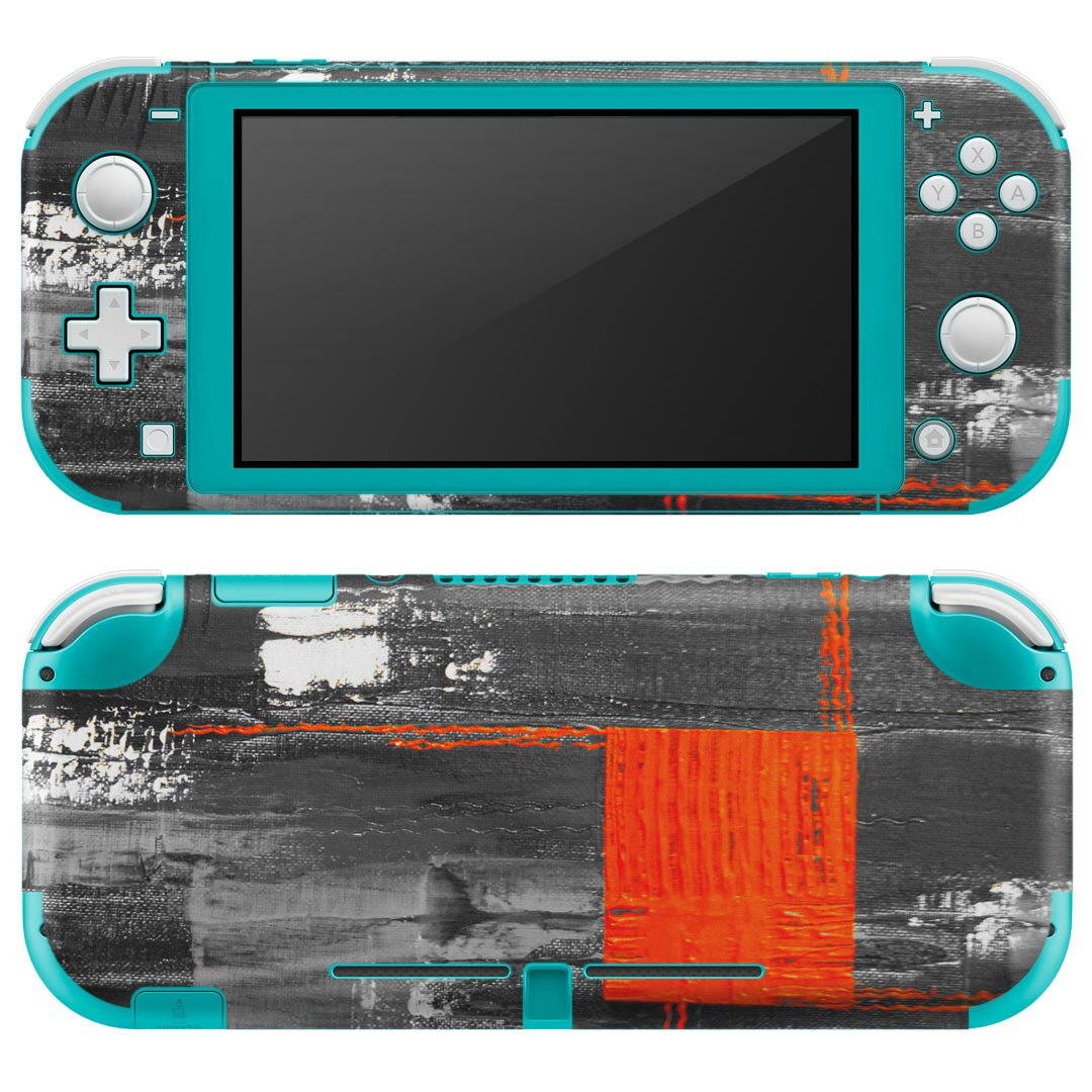 igsticker Nintendo Switch Lite 専用 デザインスキンシール 全面 ニンテンドー スイッチ ライト 専用 ゲーム機 カバー アクセサリー フィルム ステッカー エアフリー 022927 ペイント　模様　柄
