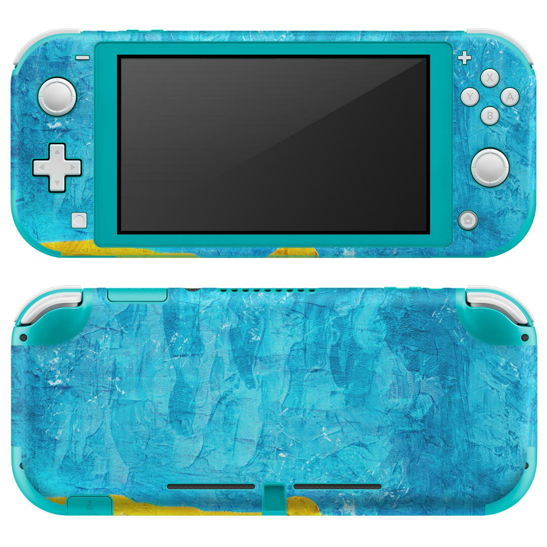 igsticker Nintendo Switch Lite 専用 デザインスキンシール 全面 ニンテンドー スイッチ ライト 専用 ゲーム機 カバー アクセサリー フィルム ステッカー エアフリー 022928 絵画 絵具