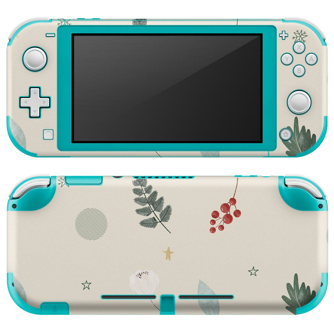 製品名 Nintendo Switch Lite専用 デザインスキンシール セット内容 Nintendo Switch Lite本体用スキンシール（裏表）各1枚 ※液晶側シールは2パーツに分かれていますニンテンドースイッチライト専用です。据え置き機のSwitch本体やJoyコンには対応していません。 商品特徴 3M社製の再剥離性シートを素材に採用し、細かな位置調整がしやすく貼り直しが容易です。また、エアフリーでもありますので気泡が簡単に逃げるので、キレイに貼ることができます。専用の業務プリンターを使い、商品画像と遜色のない美しい印刷仕上がり。 注意事項 画像はサンプルですので、ご覧の環境によっては多少色味に違いを感じる場合がございます。 イメージと違った、モニターと色味が異なるという理由での交換や返金はご対応出来かねます。スキンシールのみの販売で、ニンテンドースイッチ本体などは付属しません。シワができた場合、ドライヤーなどで軽く温め、外側に向けてシワを伸ばすように貼ってください。初回貼付時の位置調整や貼り直しは可能ですが、しっかりと押し付けて接着させた後の再剥離、再利用は保証しておりません。また接着部に油分や汚れが付着しますと角の部分は剥がれやすくなりますので、貼付時はあまり触れないようにご注意ください。無地のセミグロスシートにデザインをプリントした商品で、デコなどの加工はございません。 凹凸や光沢があるように見えたり布地や金属を素材にしたように見える商品もありますが、デザインの図版によるものです。印刷時に微妙な画像のズレが生じる場合がございます。ご注文後に1点1点制作する受注生産品の為、不良品以外のご返品や交換は固くお断りします。 商品発送 完全受注生産のハンドメイド商品となりますので、既製品と比べて発送までお時間を頂いています。 基本的に決済確認後2?3営業日、最大で10営業日での発送となります。繁忙期や休業日明けの場合はさらに時間がかかる場合があります。 その際には別途メールにてご連絡致します。メール便の場合、発送日から到着までに2?4日ほどかかる場合が多く、紛失などの保障もご対応できかねます。あらかじめご了承下さい。