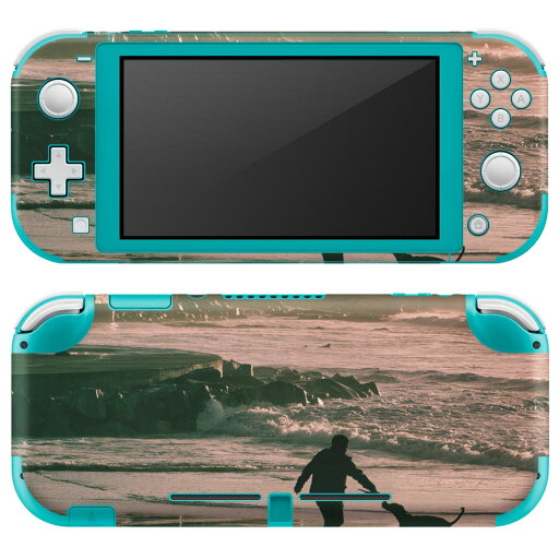 igsticker Nintendo Switch Lite 専用 デザインスキンシール 全面 ニンテンドー スイッチ ライト 専用 ゲーム機 カバー アクセサリー フィルム ステッカー エアフリー 022951 海 人物 犬 散歩 igsticker Nintendo Switch Lite 専用 デザインスキンシール 全面 ニンテンドー スイッチ ライト 専用 ゲーム機 カバー アクセサリー フィルム ステッカー エアフリー 022951 海 人物 犬 散歩