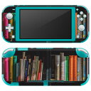 igsticker Nintendo Switch Lite 専用 デザインスキンシール 全面 ニンテンドー スイッチ ライト 専用 ゲーム機 カバー アクセサリー フィルム ステッカー エアフリー 023004 本棚　写真