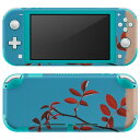 igsticker Nintendo Switch Lite 専用 デザインスキンシール 全面 ニンテンドー スイッチ ライト 専用 ゲーム機 カバー アクセサリー フィルム ステッカー エアフリー 023016 花 葉っぱ 植物(2)