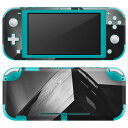 igsticker Nintendo Switch Lite 専用 デザインスキンシール 全面 ニンテンドー スイッチ ライト 専用 ゲーム機 カバー アクセサリー フィルム ステッカー エアフリー 023027 モノクロ　建築物