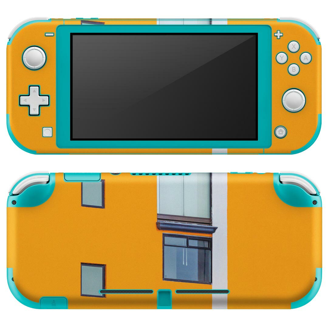 igsticker Nintendo Switch Lite 専用 デザインスキンシール 全面 ニンテンドー スイッチ ライト 専用 ゲーム機 カバー アクセサリー フィルム ステッカー エアフリー 023030 窓 写真 建物