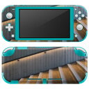 igsticker Nintendo Switch Lite 専用 デザインスキンシール 全面 ニンテンドー スイッチ ライト 専用 ゲーム機 カバー アクセサリー フィルム ステッカー エアフリー 023032 階段 写真(2)