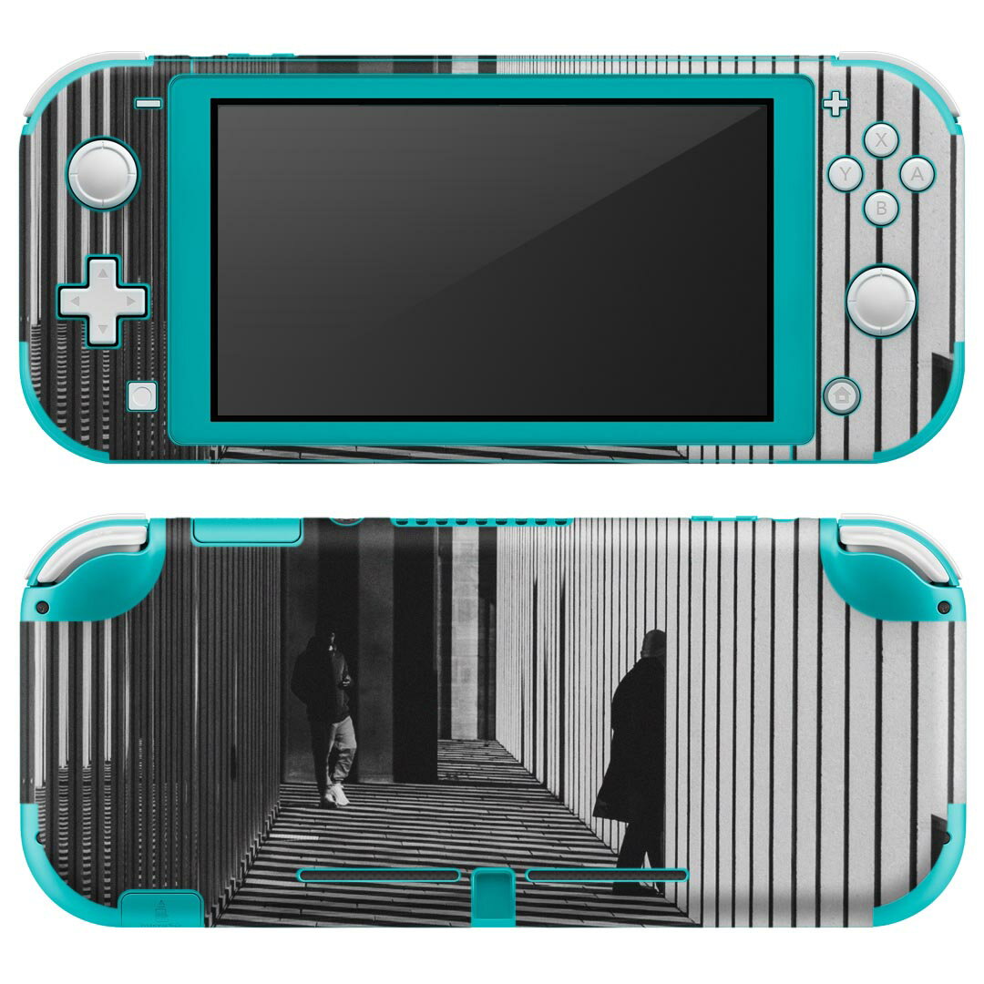 igsticker Nintendo Switch Lite 専用 デザインスキンシール 全面 ニンテンドー スイッチ ライト 専用 ゲーム機 カバー アクセサリー フィルム ステッカー エアフリー 023034 モノクロ 写真