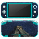 igsticker Nintendo Switch Lite 専用 デザインスキンシール 全面 ニンテンドー スイッチ ライト 専用 ゲーム機 カバー アクセサリー フィルム ステッカー エアフリー 023108 ピラミッド 星(2)