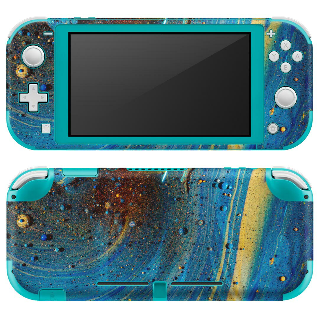 igsticker Nintendo Switch Lite 専用 デザインスキンシール 全面 ニンテンドー スイッチ ライト 専用 ゲーム機 カバー アクセサリー フィルム ステッカー エアフリー 023153 ペイント 柄