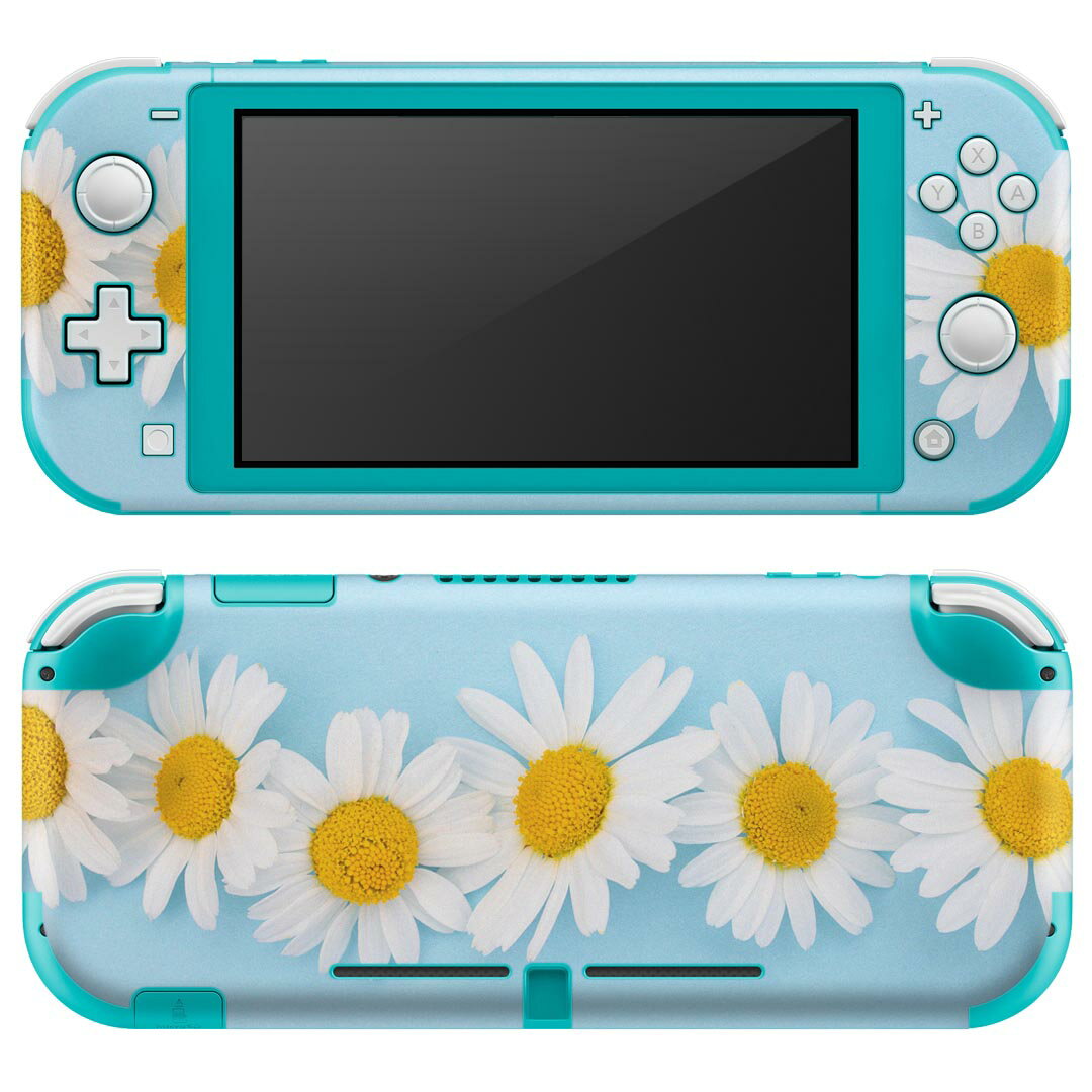 igsticker Nintendo Switch Lite 専用 デザインスキンシール 全面 ニンテンドー スイッチ ライト 専用 ゲーム機 カバー アクセサリー フィルム ステッカー エアフリー 023164 フラワー 花