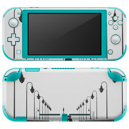 igsticker Nintendo Switch Lite 専用 デザインスキンシール 全面 ニンテンドー スイッチ ライト 専用 ゲーム機 カバー アクセサリー フィルム ステッカー エアフリー 023170 風景　モノクロ　写真