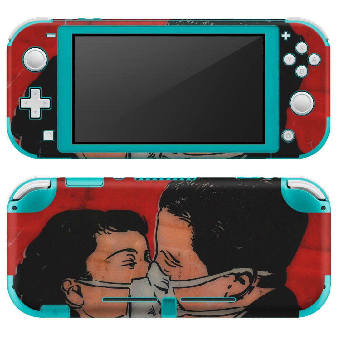 igsticker Nintendo Switch Lite 専用 デザインスキンシール 全面 ニンテンドー スイッチ ライト 専用 ゲーム機 カバー アクセサリー フィルム ステッカー エアフリー 023172 人物 イラスト