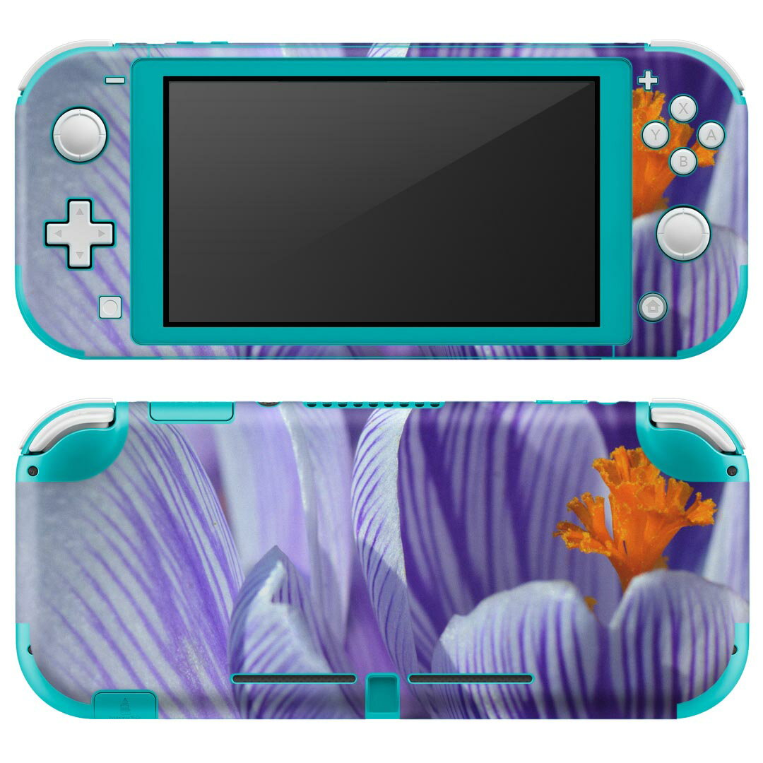 igsticker Nintendo Switch Lite 専用 デザインスキンシール 全面 ニンテンドー スイッチ ライト 専用 ゲーム機 カバー アクセサリー フィルム ステッカー エアフリー 023175 花 フラワー 写真