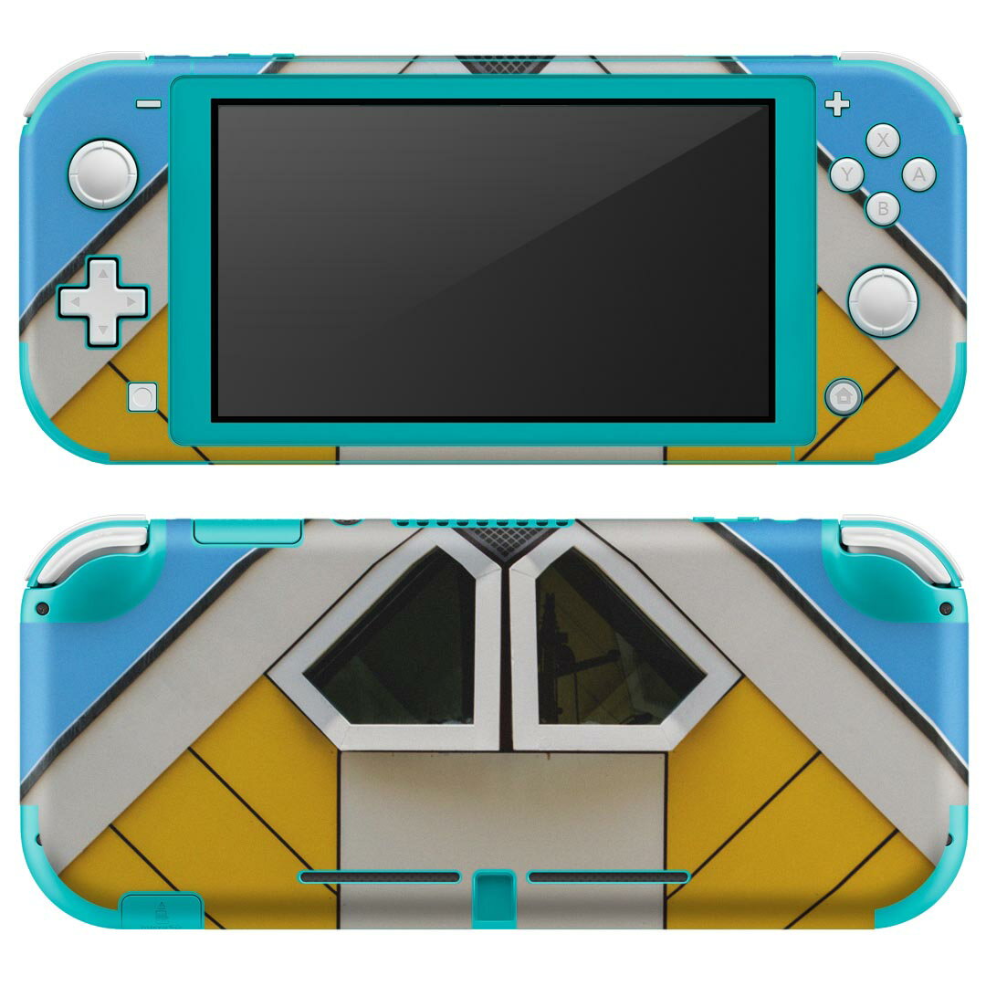 igsticker Nintendo Switch Lite 専用 デザインスキンシール 全面 ニンテンドー スイッチ ライト 専用 ゲーム機 カバー アクセサリー フィルム ステッカー エアフリー 023180 建物 写真