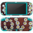 igsticker Nintendo Switch Lite 専用 デザインスキンシール 全面 ニンテンドー スイッチ ライト 専用 ゲーム機 カバー アクセサリー フィルム ステッカー エアフリー 023186 花　フラワー