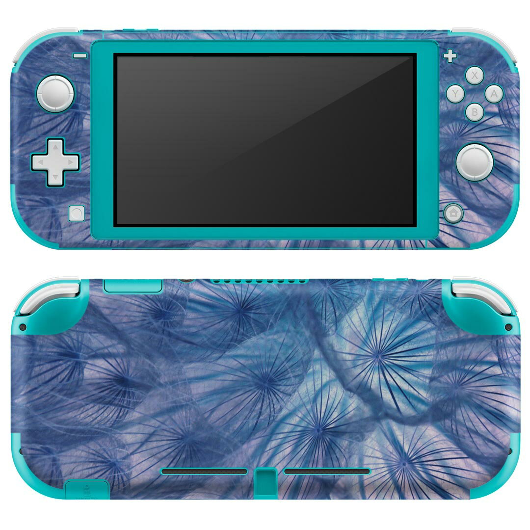 igsticker Nintendo Switch Lite 専用 デザインスキンシール 全面 ニンテンドー スイッチ ライト 専用 ゲーム機 カバー アクセサリー フィルム ステッカー エアフリー 023191 羽根　フェザー　写真