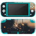igsticker Nintendo Switch Lite 専用 デザインスキンシール 全面 ニンテンドー スイッチ ライト 専用 ゲーム機 カバー アクセサリー フィルム ステッカー エアフリー 023194 花火 写真
