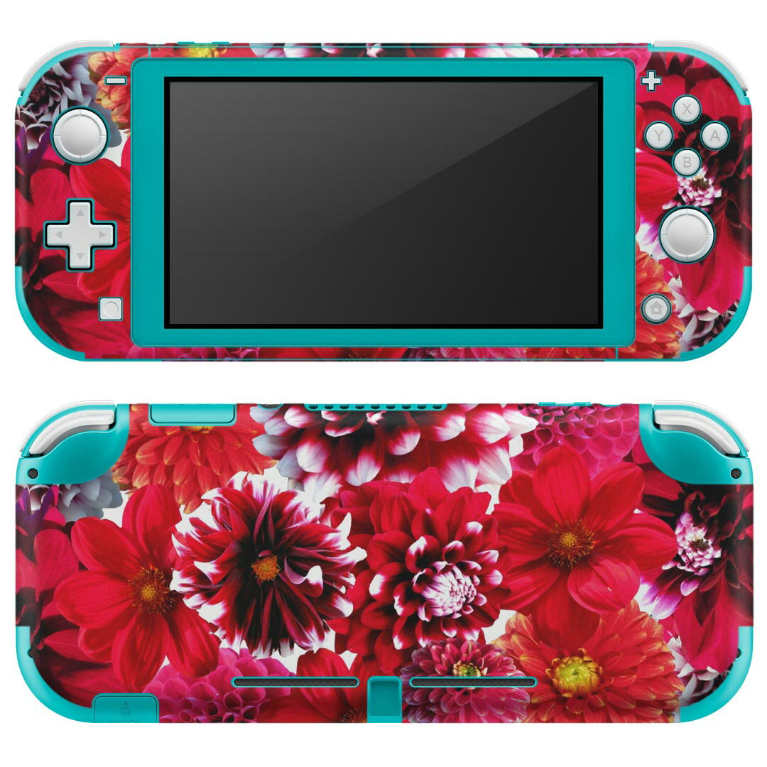 igsticker Nintendo Switch Lite 専用 デザインスキンシール 全面 ニンテンドー スイッチ ライト 専用 ゲーム機 カバー アクセサリー フィルム ステッカー エアフリー 023258 花 フラワー 写真