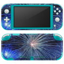 igsticker Nintendo Switch Lite 専用 デザインスキンシール 全面 ニンテンドー スイッチ ライト 専用 ゲーム機 カバー アクセサリー フィルム ステッカー エアフリー 023280 花火 写真