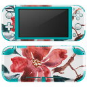 igsticker Nintendo Switch Lite 専用 デザインスキンシール 全面 ニンテンドー スイッチ ライト 専用 ゲーム機 カバー アクセサリー フィルム ステッカー エアフリー 023285 花 フラワー イラスト(2)