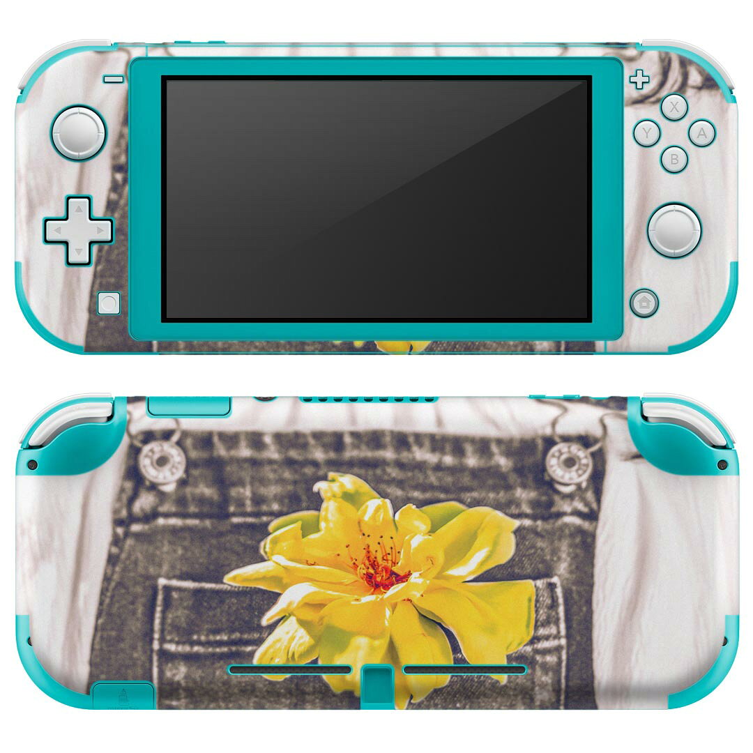 製品名 Nintendo Switch Lite専用 デザインスキンシール セット内容 Nintendo Switch Lite本体用スキンシール（裏表）各1枚 ※液晶側シールは2パーツに分かれていますニンテンドースイッチライト専用です。据え置き機のSwitch本体やJoyコンには対応していません。 商品特徴 3M社製の再剥離性シートを素材に採用し、細かな位置調整がしやすく貼り直しが容易です。また、エアフリーでもありますので気泡が簡単に逃げるので、キレイに貼ることができます。専用の業務プリンターを使い、商品画像と遜色のない美しい印刷仕上がり。 注意事項 画像はサンプルですので、ご覧の環境によっては多少色味に違いを感じる場合がございます。 イメージと違った、モニターと色味が異なるという理由での交換や返金はご対応出来かねます。スキンシールのみの販売で、ニンテンドースイッチ本体などは付属しません。シワができた場合、ドライヤーなどで軽く温め、外側に向けてシワを伸ばすように貼ってください。初回貼付時の位置調整や貼り直しは可能ですが、しっかりと押し付けて接着させた後の再剥離、再利用は保証しておりません。また接着部に油分や汚れが付着しますと角の部分は剥がれやすくなりますので、貼付時はあまり触れないようにご注意ください。無地のセミグロスシートにデザインをプリントした商品で、デコなどの加工はございません。 凹凸や光沢があるように見えたり布地や金属を素材にしたように見える商品もありますが、デザインの図版によるものです。印刷時に微妙な画像のズレが生じる場合がございます。ご注文後に1点1点制作する受注生産品の為、不良品以外のご返品や交換は固くお断りします。 商品発送 完全受注生産のハンドメイド商品となりますので、既製品と比べて発送までお時間を頂いています。 基本的に決済確認後2?3営業日、最大で10営業日での発送となります。繁忙期や休業日明けの場合はさらに時間がかかる場合があります。 その際には別途メールにてご連絡致します。メール便の場合、発送日から到着までに2?4日ほどかかる場合が多く、紛失などの保障もご対応できかねます。あらかじめご了承下さい。
