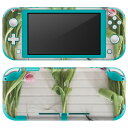 igsticker Nintendo Switch Lite 専用 デザインスキンシール 全面 ニンテンドー スイッチ ライト 専用 ゲーム機 カバー アクセサリー フィルム ステッカー エアフリー 023314 花 フラワー チューリップ 写真