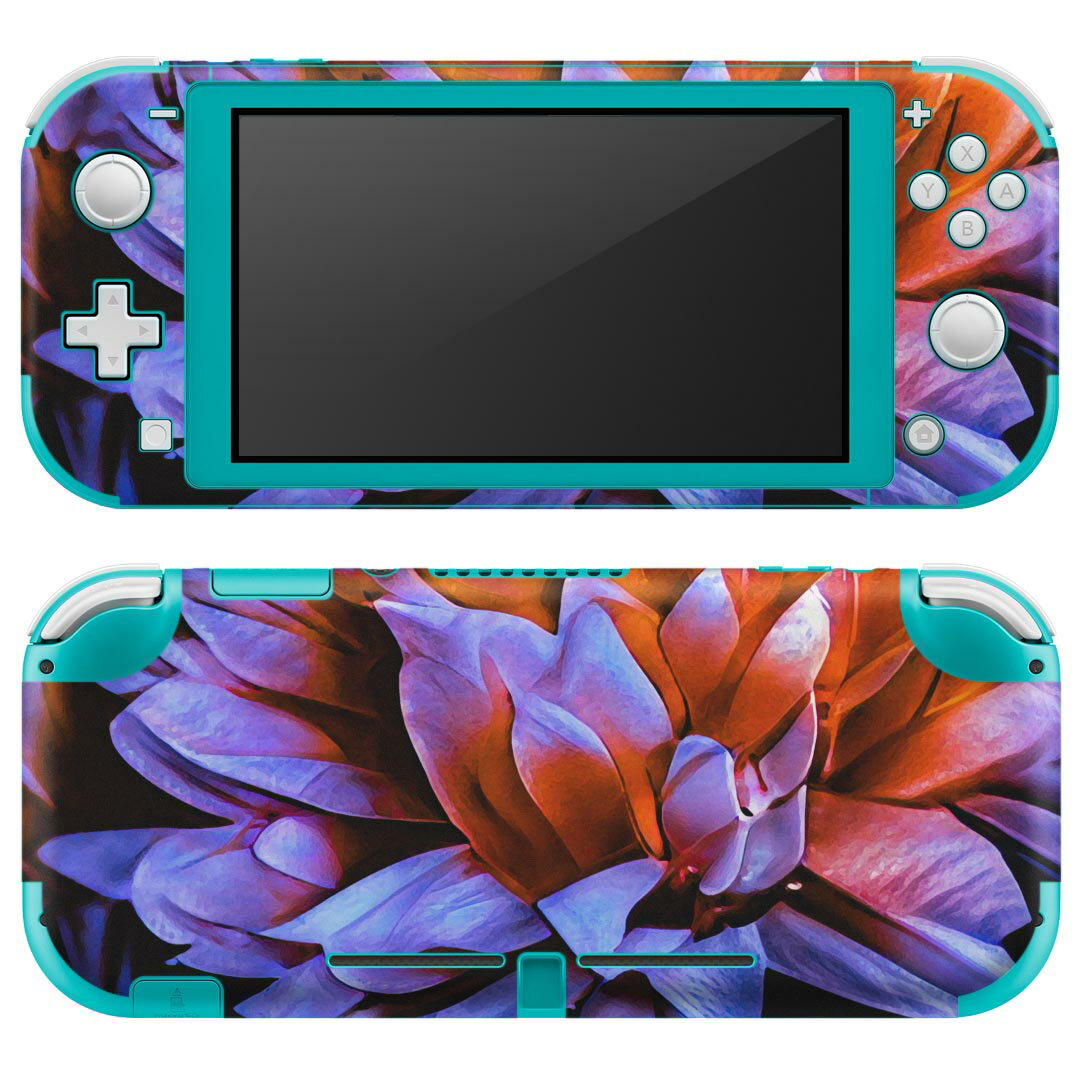 igsticker Nintendo Switch Lite 専用 デザインスキンシール 全面 ニンテンドー スイッチ ライト 専用 ゲーム機 カバー アクセサリー フィルム ステッカー エアフリー 023332 花　フラワー　写真