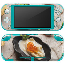 igsticker Nintendo Switch Lite 専用 デザインスキンシール 全面 ニンテンドー スイッチ ライト 専用 ゲーム機 カバー アクセサリー フィルム ステッカー エアフリー 023370 食べ物　写真　料理