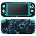 igsticker Nintendo Switch Lite 専用 デザインスキンシール 全面 ニンテンドー スイッチ ライト 専用 ゲーム機 カバー アクセサリー フィルム ステッカー エアフリー 023379 ぶどう フルーツ 果物