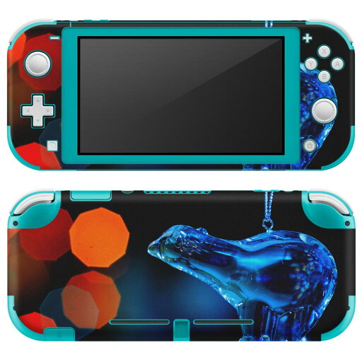 igsticker Nintendo Switch Lite 専用 デザインスキンシール 全面 ニンテンドー スイッチ ライト 専用 ゲーム機 カバー アクセサリー フィルム ステッカー エアフリー 023399 クリスマス 写真